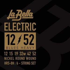La Bella - HRS-BH, Cordes de guitare électrique en nickel, 012-052