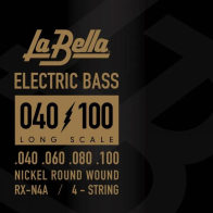 La Bella - RX-N4A, Nickel electric bass guitar string, 040-100