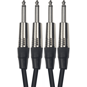 Aywa - K053, 2 Jack mono mâle / 2 Jack mono mâle 3m