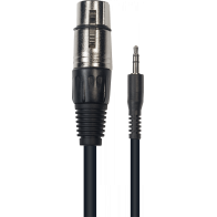 Aywae - Y057, Mini Male Stereo Jack / Female XLR. 3m