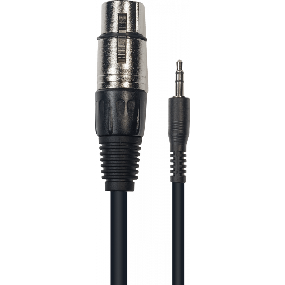 Aywae - Y057, Mini Male Stereo Jack / Female XLR. 3m