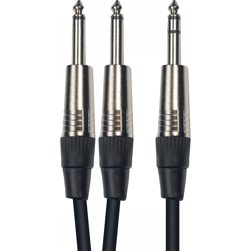 Aywa - Y048,  2 jacks mono male/j. stereo male 3m