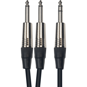 Aywa - Y049, 2 jacks mono mâle/j. stéréo mâle 6m