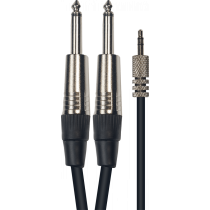Aywa - Y051, Mini Stereo Jack Male / 2 Male Jack 3m