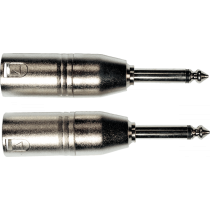 Aywa – A06, 6.35 mm jack adapter (male) to XLR male – pack of 2