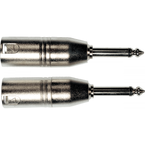 Aywa – A06, 6.35 mm jack adapter (male) to XLR male – pack of 2