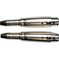Aywa - A08, Adaptateur jack 6,35 mm stéréo fem. xlr fem. - lot de 2