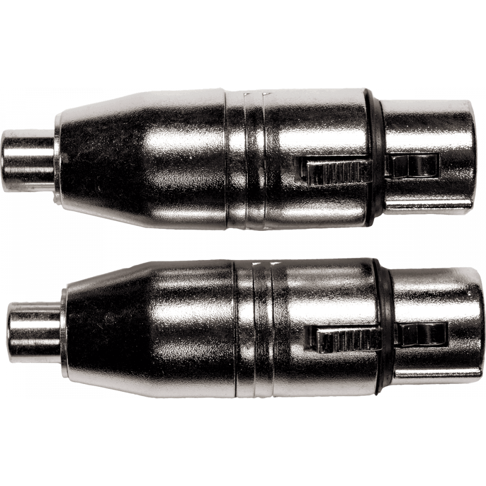 RCA female to XLR female adapter – set of 2