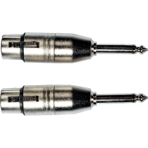 Aywa – A17, 6.35 mm jack adapter (male) to XLR female – set of 2