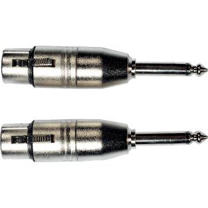 Aywa – A17, 6.35 mm jack adapter (male) to XLR female – set of 2