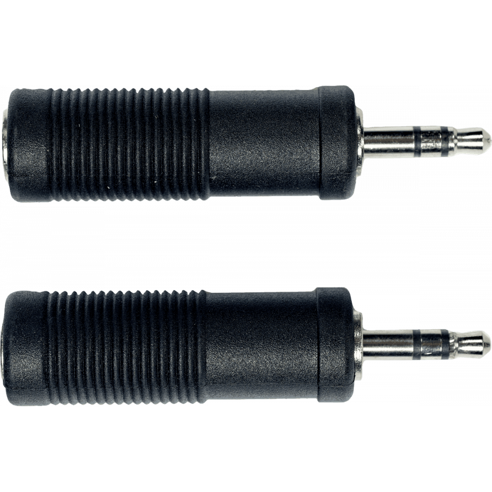 Aywa - A22, Stereo 3.5 mm male jack to 6.35 mm female jack adapter cable – set of 2