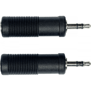 Aywa - A22, Stereo 3.5 mm male jack to 6.35 mm female jack adapter cable – set of 2