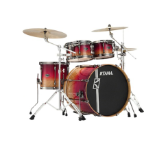 TAMA - ML52HLZBSG-FBF, Super Star HD édition limitée 5 Pcs Figured Ruby Fade  (Cymbals, Snare and hardware not included)