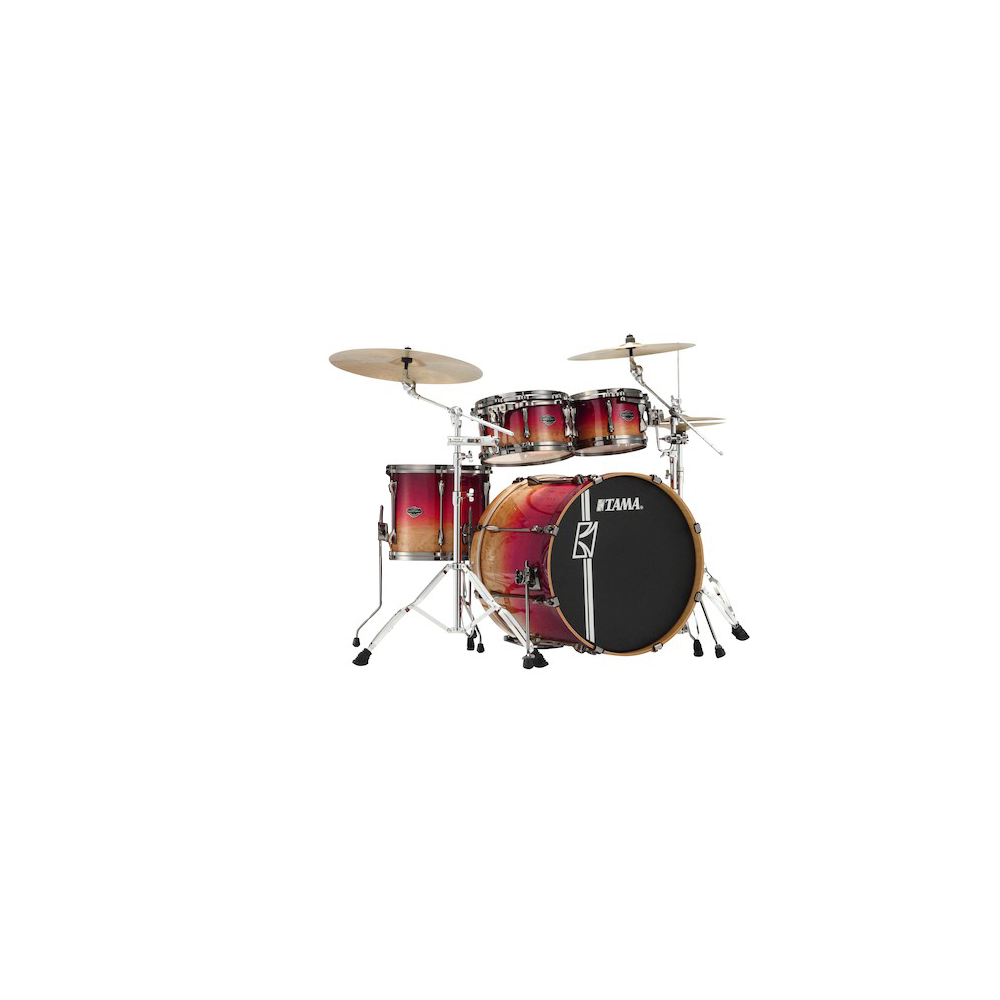 TAMA - ML52HLZBSG-FBF, Super Star HD édition limitée 5 Pcs Figured Ruby Fade  (Cymbals, Snare and hardware not included)