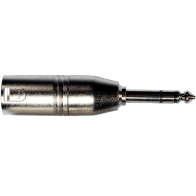 Aywa - A06,  Adaptateur jack 6,35 mm  stéréo male xlr male - lot de 2