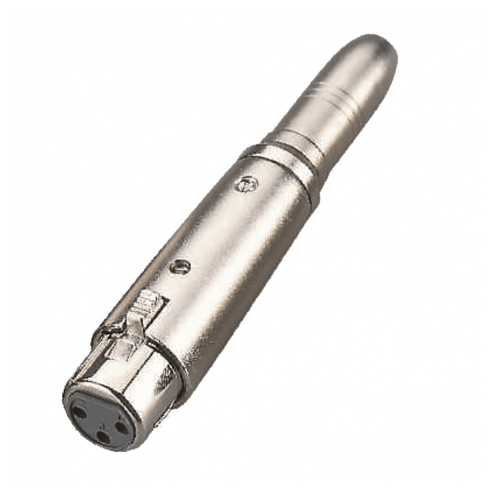 Aywa - A08, Adaptateur jack 6,35 mm stéréo fem. xlr fem