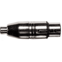RCA female to XLR female adapter