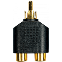 Aywa - A16,  Adaptateur rca male 2 rca fem