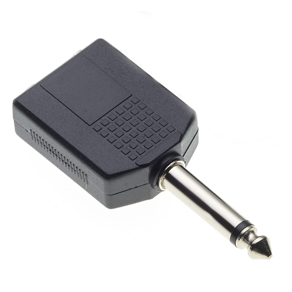 Aywa - A21, Adaptateur jack/m mono/2 jack fem. 6,35