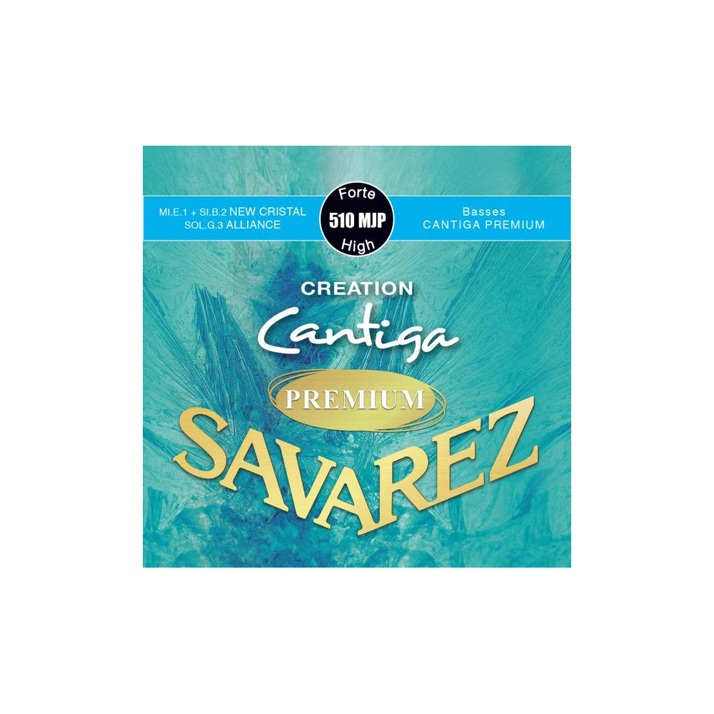 Savarez - 510MJP, Creation Cantiga Premium Classical Guitar Strings High Tension