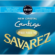 Savarez - 510CJP, New Cristal Cantiga Premium Classical Guitar Strings High Tension