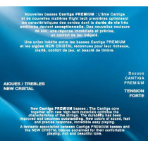 Savarez - 510CJP, New Cristal Cantiga Premium Classical Guitar Strings High Tension