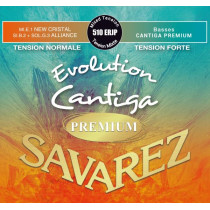 Savarez - 510ERJP, Cordes Guitare Classique Evolution Cantiga Premium, Tension Mixte