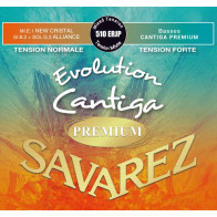 Savarez - 510ERJP, Evolution Cantiga Premium Classical Guitar Strings, Mixed Tension