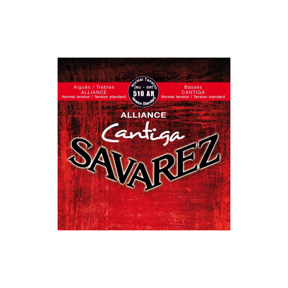 Savarez – 510AR, Alliance Cantiga Classical Guitar Strings, Normal Tension