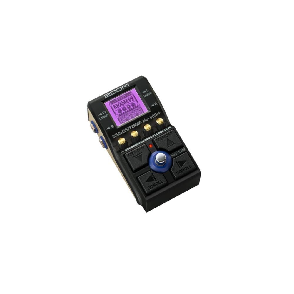 Zoom - MS-80IR+, Guitar Multi-Effects Pedal with Amp Modeling and IR Technology