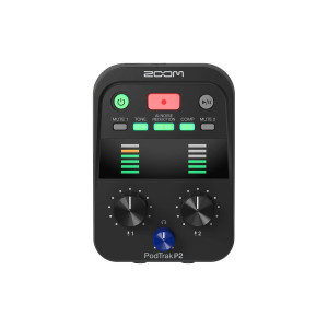 Zoom - P2 PodTrak, Portable USB Microphone Podcast Recorder
