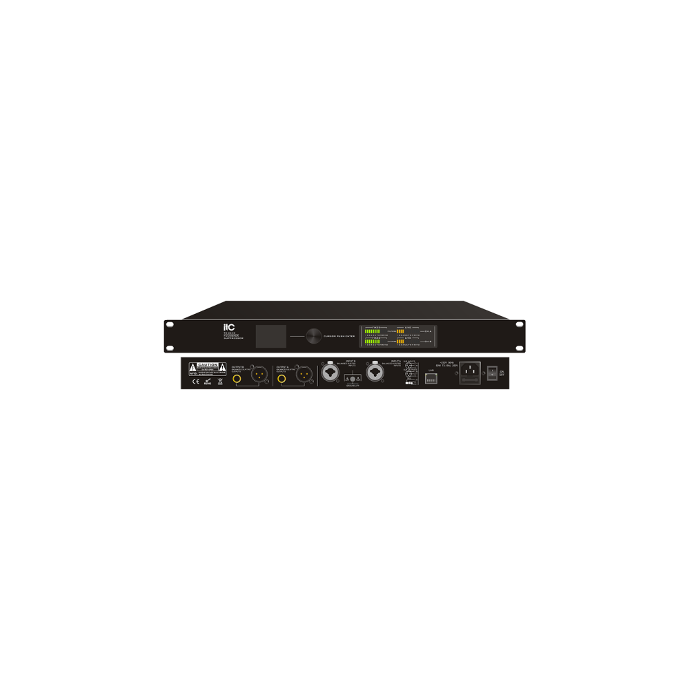 ITC - TS-224D, 2-Channel Digital Feedback Suppressor