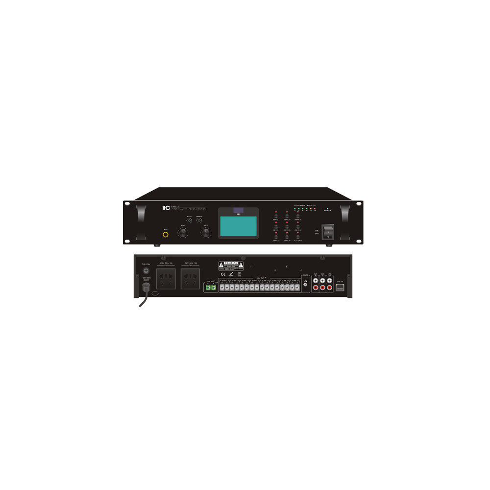 ITC - T-7701Z, 8-Zone IP Network Audio Decoding Adapter