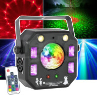 Top Lighting - SPG-618, Mini 4-in-1 LED Effect Light for DJs and Events
