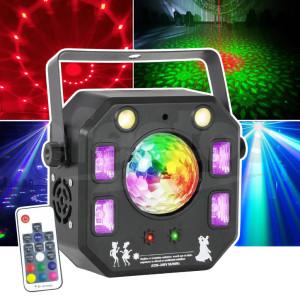 Top Lighting - SPG-618, Mini 4-in-1 LED Effect Light for DJs and Events