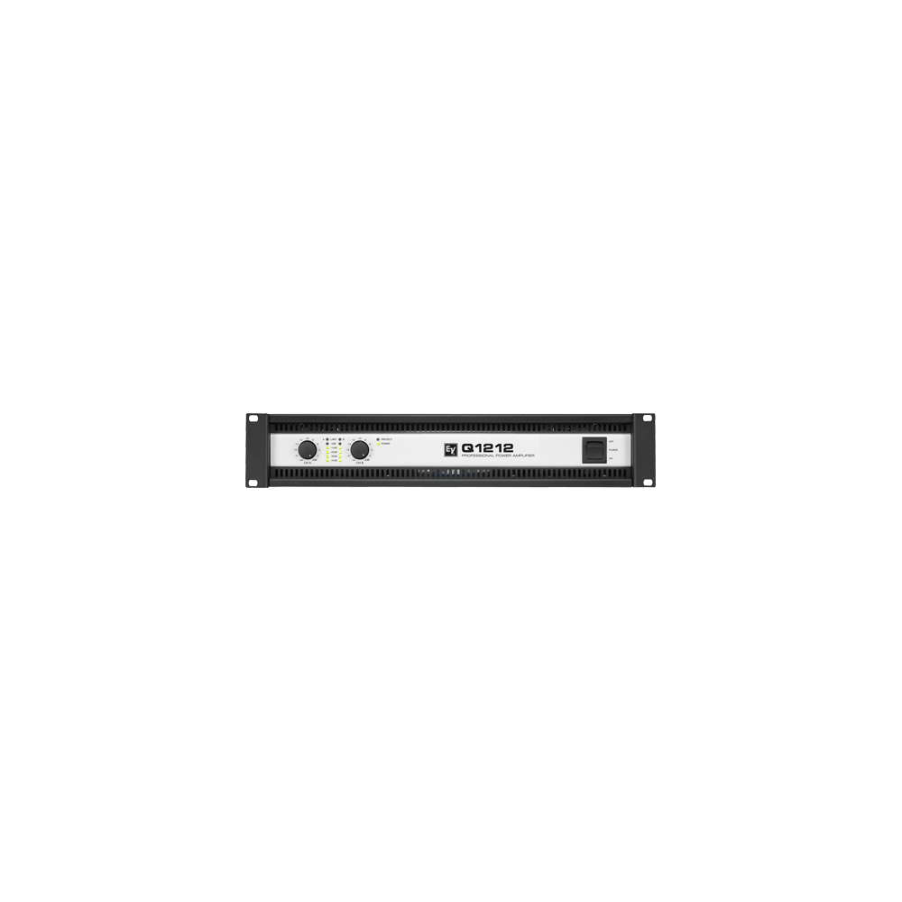 Electro-Voice - Q1212, Professional 2-Channel Class-H Power Amplifier, 2 × 1200 W at 4 Ohms