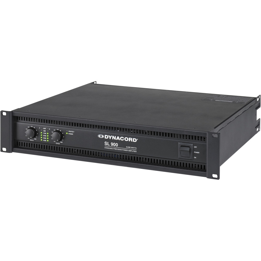 DYNACORD - SL 900/230V, 2 × 450 W/ 4 Ohms Power Amplifier