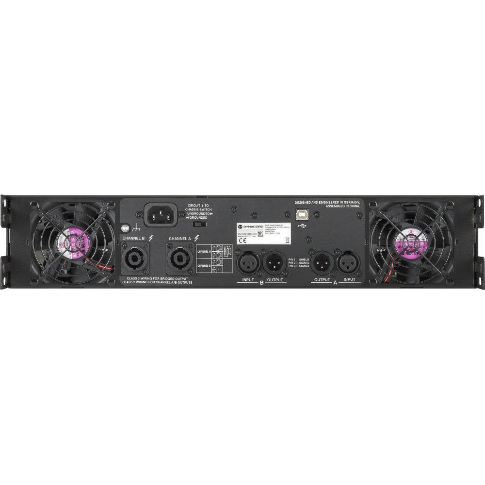DYNACORD - L1800FD-EU, Amplificateur de puissance DSP 2 × 950 W pour sonorisation professionnelle