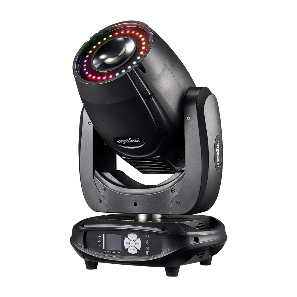 Top Lighting - KBF-230, 230W LED Beam/Spot/Wash 3-in-1 Moving Head with Flight Case