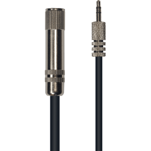 Aywa - Y065, Jack stéréo 3,5 mâle/ Jack stéréo 6,35 femelle 3m