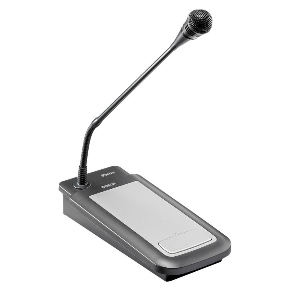 Bosch - PLE-2CS, Pupitre d’appel Plena 2 zones avec microphone à col de cygne