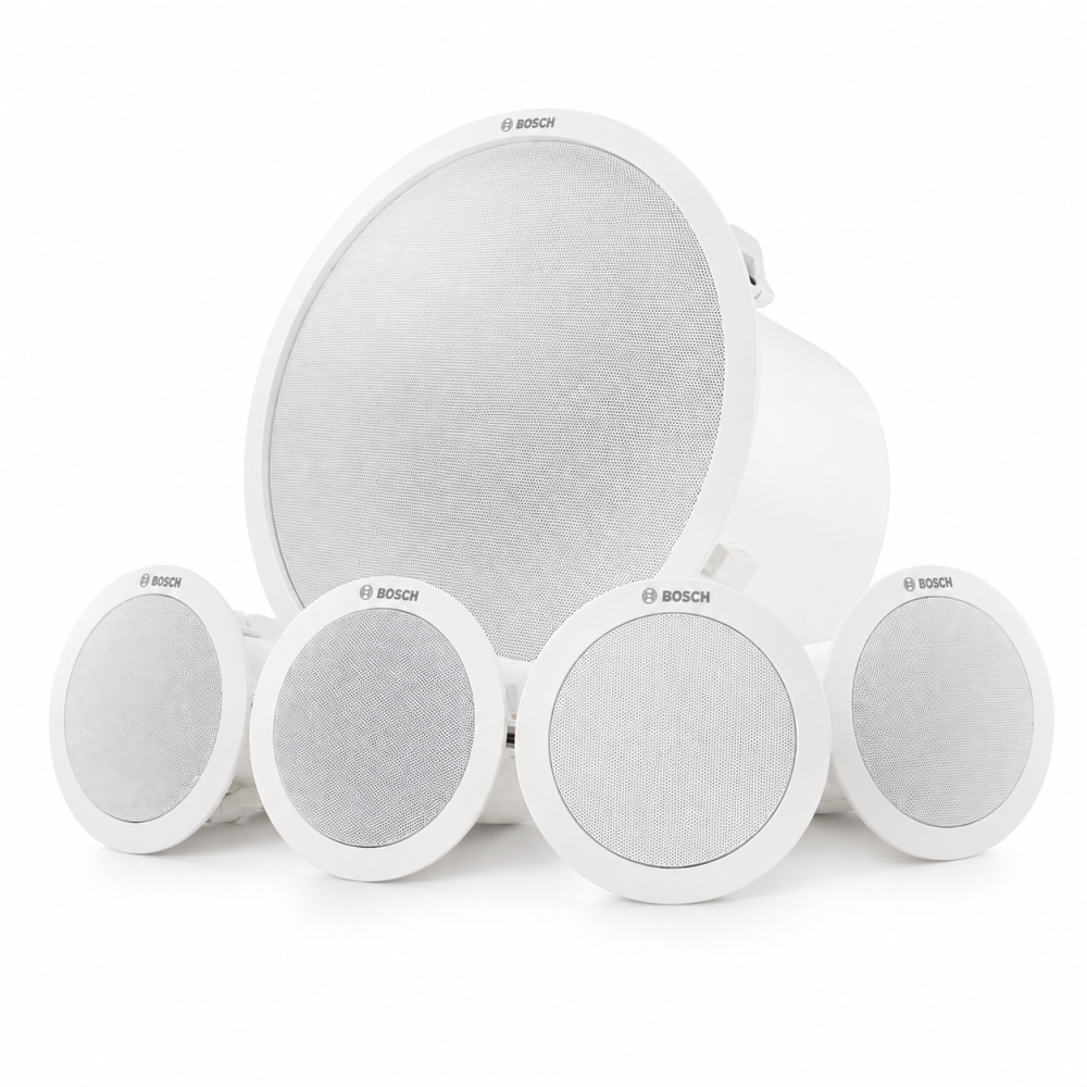 Bosch - LC6-100S-L, Ceiling Speaker System with 8-Inch Subwoofer and Four Satellites