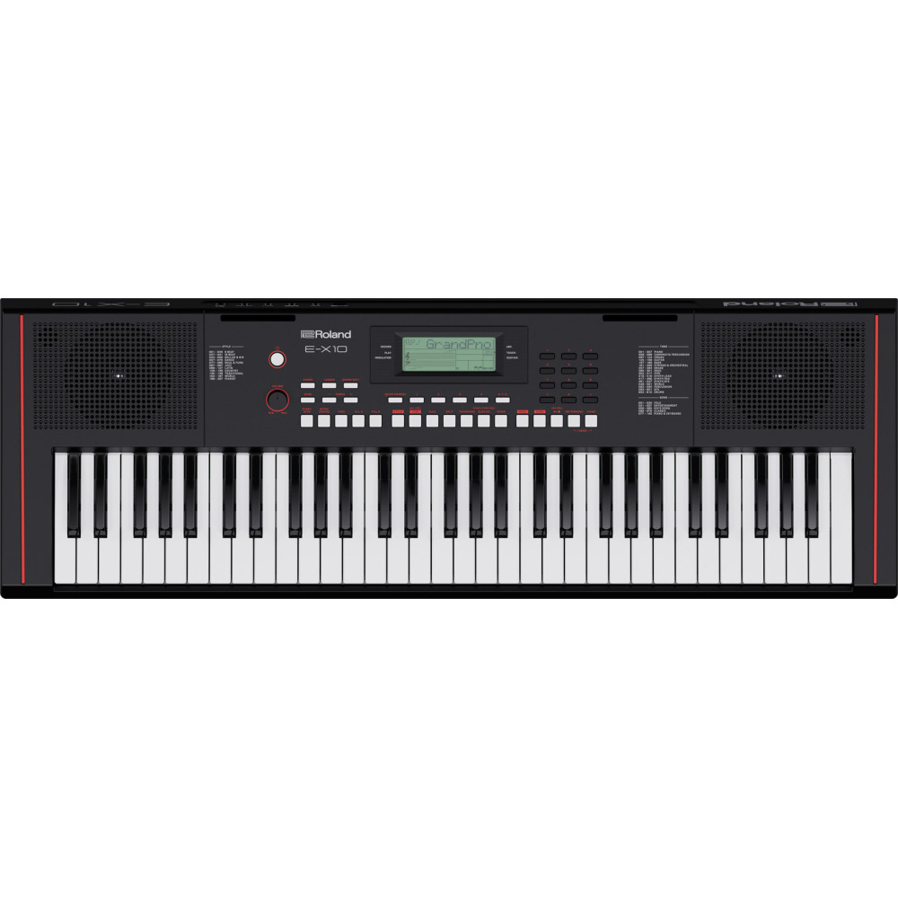 Roland - E-X10, 61-Key Velocity-Sensitive Portable Arranger Keyboard