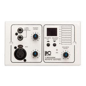 ITC - T-8000BW, Contrôle à distance avec le module d'entrée audio