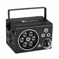 Top Lighting - SPG-618, Mini 4-in-1 LED Effect Light for DJs and Events