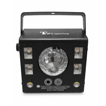 Top Lighting - SPG-609, Projecteur d’effets lumineux kaléidoscope 4-en-1 avec laser, UV et stroboscope