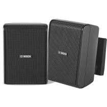 Bosch - LB20-PC30-5D, Pair of Black 5.25-inch 2-Way Surface-Mount Speakers