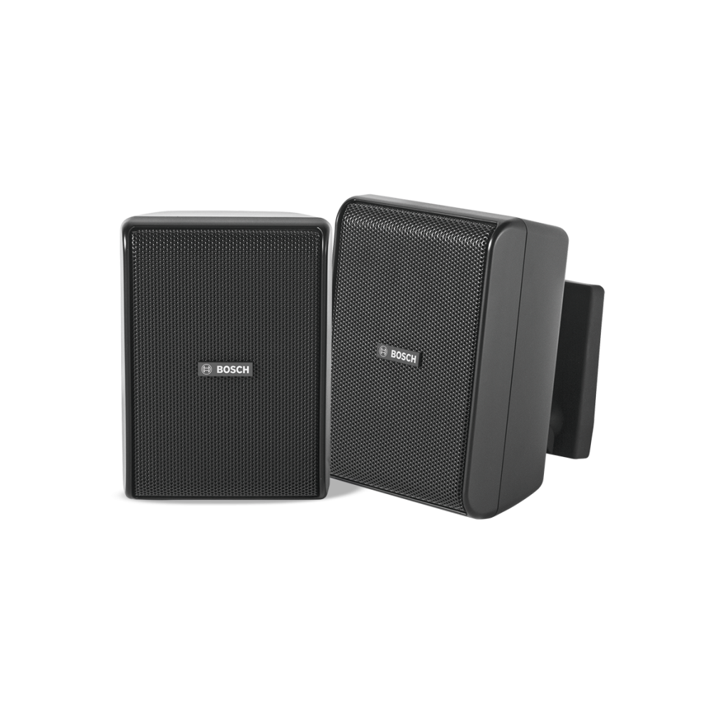 Bosch - LB20-PC30-5D, Pair of Black 5.25-inch 2-Way Surface-Mount Speakers