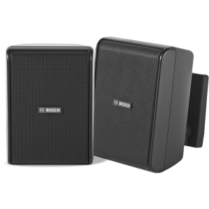 Bosch - LB20-PC30-5D, Pair of Black 5.25-inch 2-Way Surface-Mount Speakers