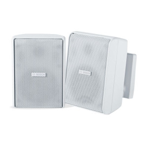 Bosch - LB20-PC15-4L, Paire d’enceintes murales 2 voies 4 pouces 15 W blanches